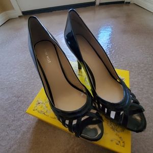 Size 11 Black Patent leather heels